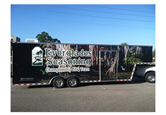 Full trailer wrap by Custom Graphics and Signs