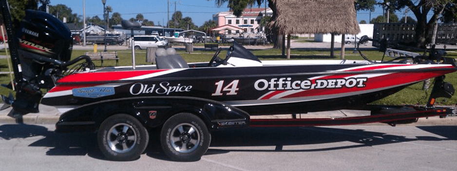 Marine wrap by Custom Graphics and Signs