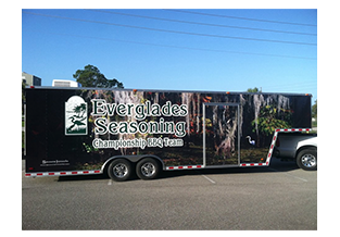 Full Trailer Wrap Designed by Custom Graphics and Signs
